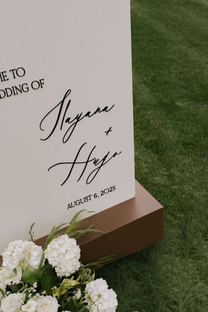 Beautiful and intentional wedding details
