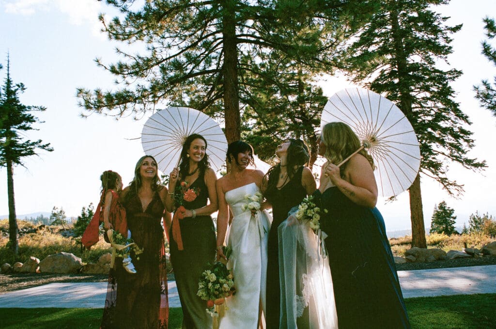 Whimsical Tahoe Wedding Florals at Austin Ridge in Truckee