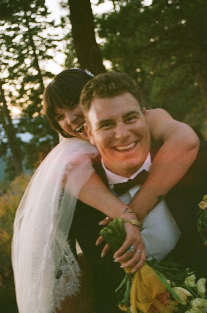 Whimsical Tahoe Wedding Florals at Austin Ridge in Truckee