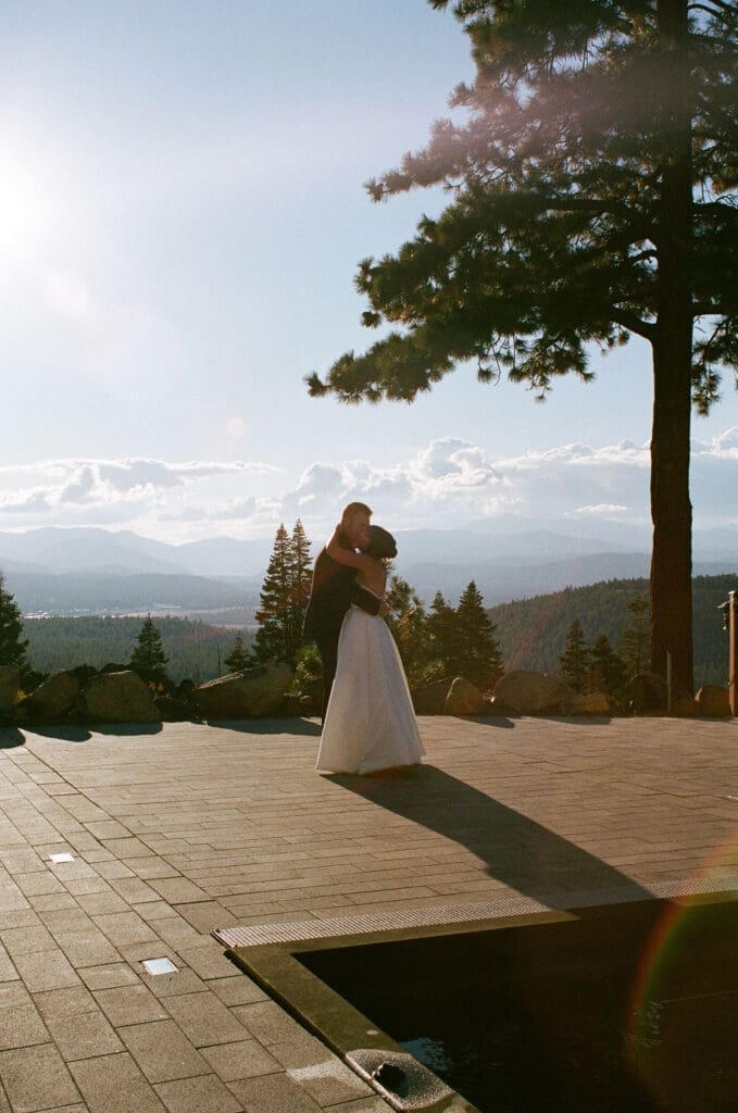 newlyweds dancing at their reception