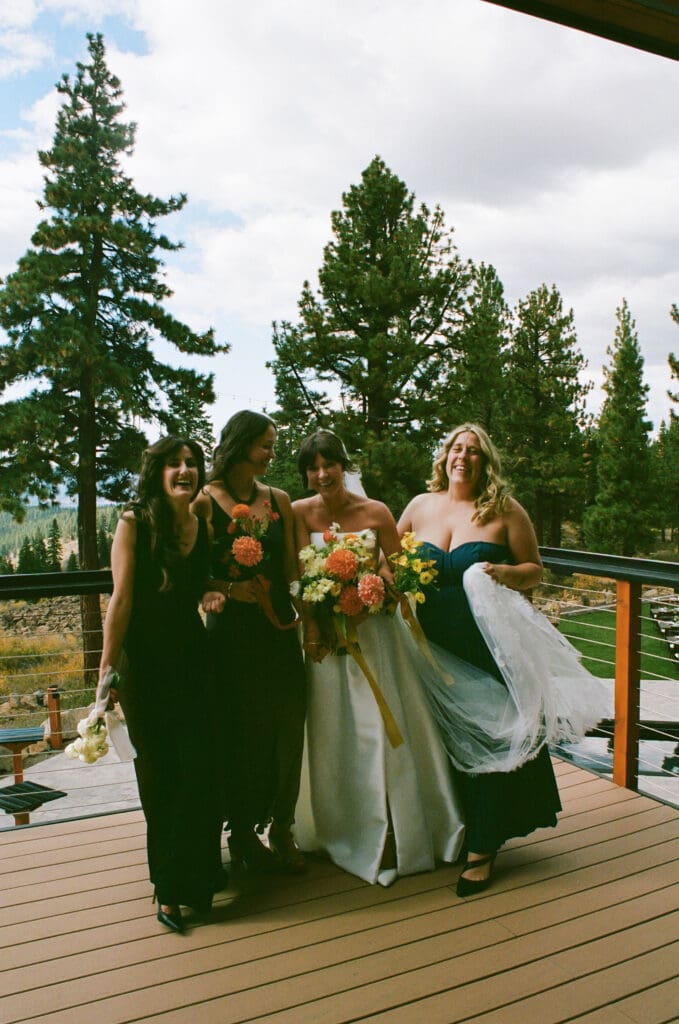 Whimsical Tahoe Wedding Florals at Austin Ridge in Truckee