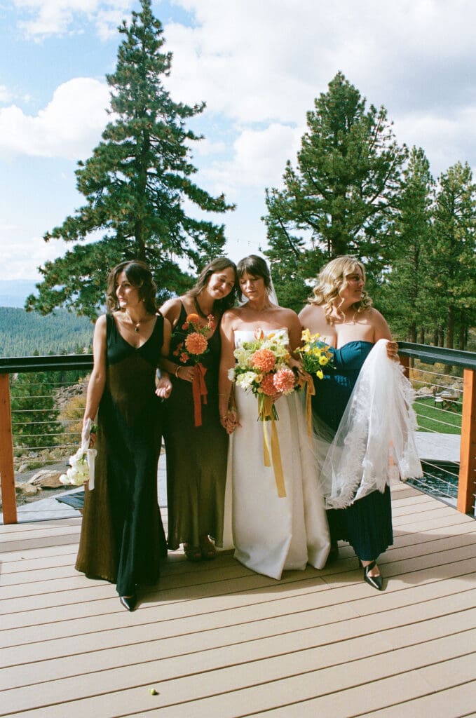 Whimsical Tahoe Wedding Florals at Austin Ridge in Truckee