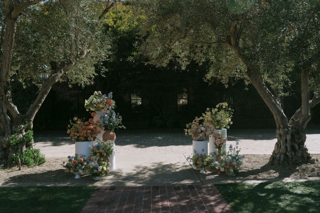 Garden-Inspired Florals & Disco Ball Details: A Romantic Estate Yountville Wedding