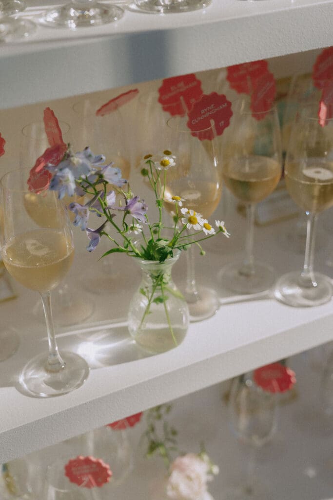 Garden-Inspired Florals & Disco Ball Details: A Romantic Estate Yountville Wedding