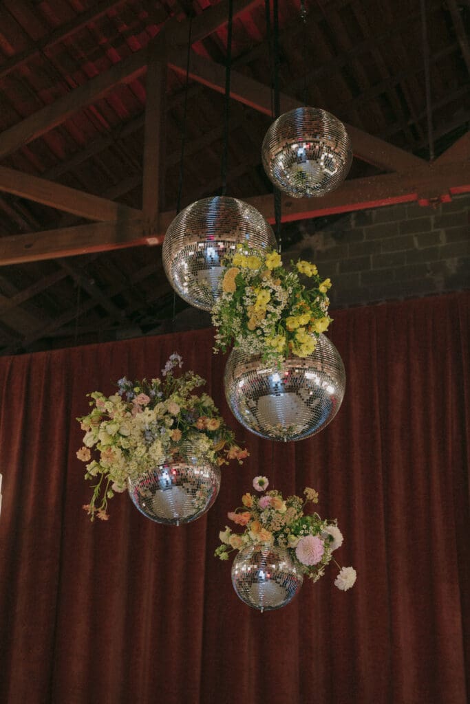 unique wedding details at the wedding reception