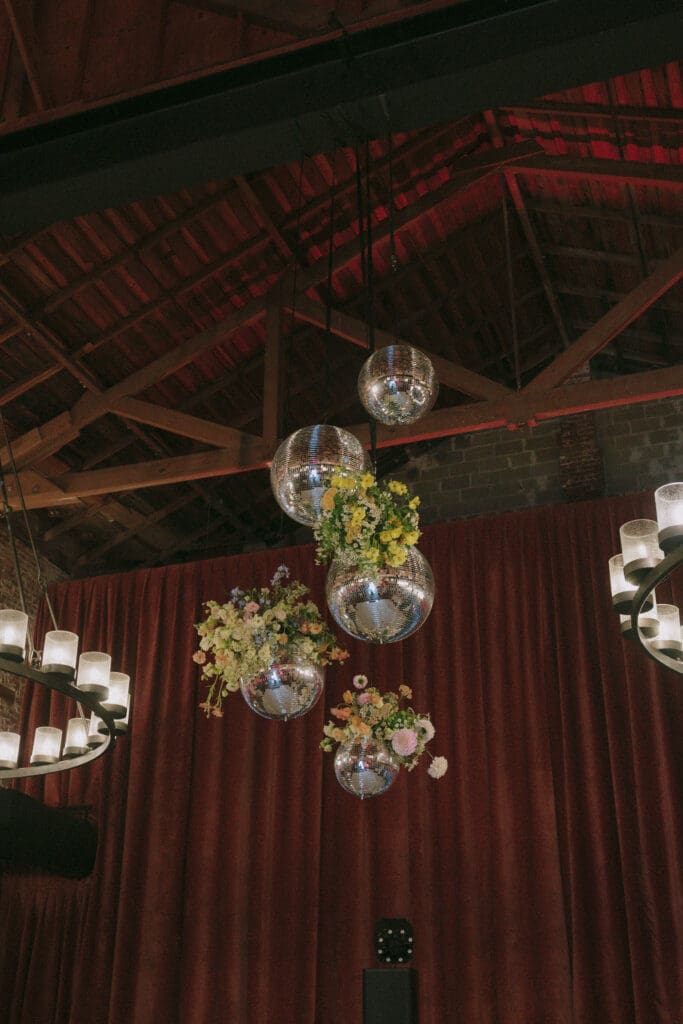 Garden-Inspired Florals & Disco Ball Details: A Romantic Estate Yountville Wedding