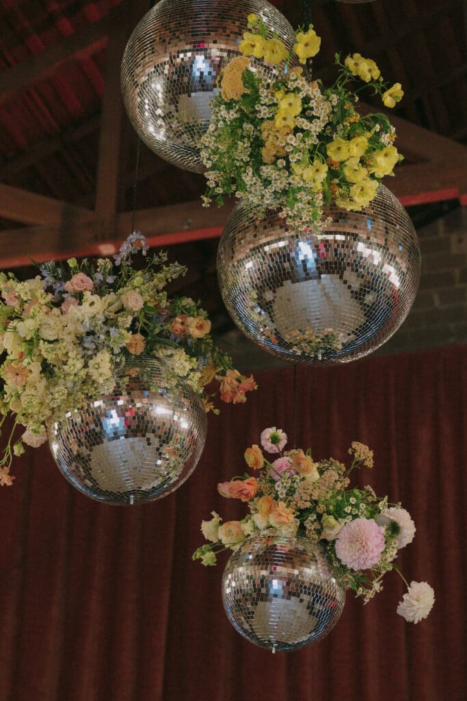 Garden-Inspired Florals & Disco Ball Details: A Romantic Estate Yountville Wedding