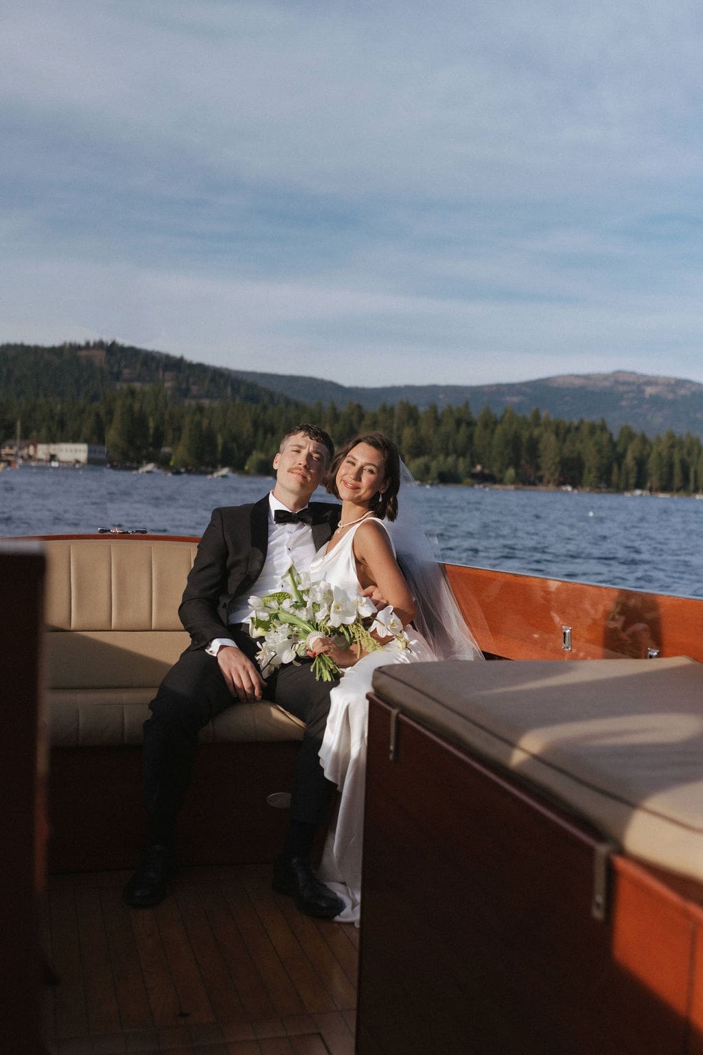 stunning bridal photos in lake tahoe
