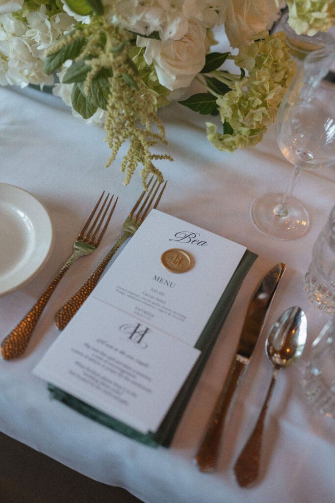 stunning wedding reception details