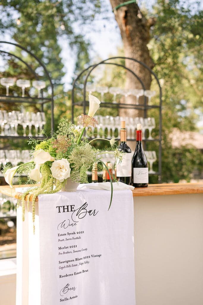 Organic White Floral Design at Land Locked Vineyard | An Intimate Vineyard Vow Renewal