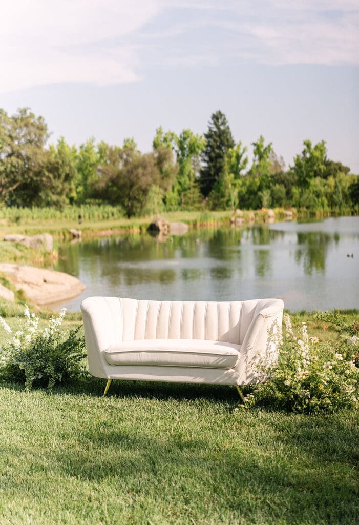 beautiful florals at the wedding reception