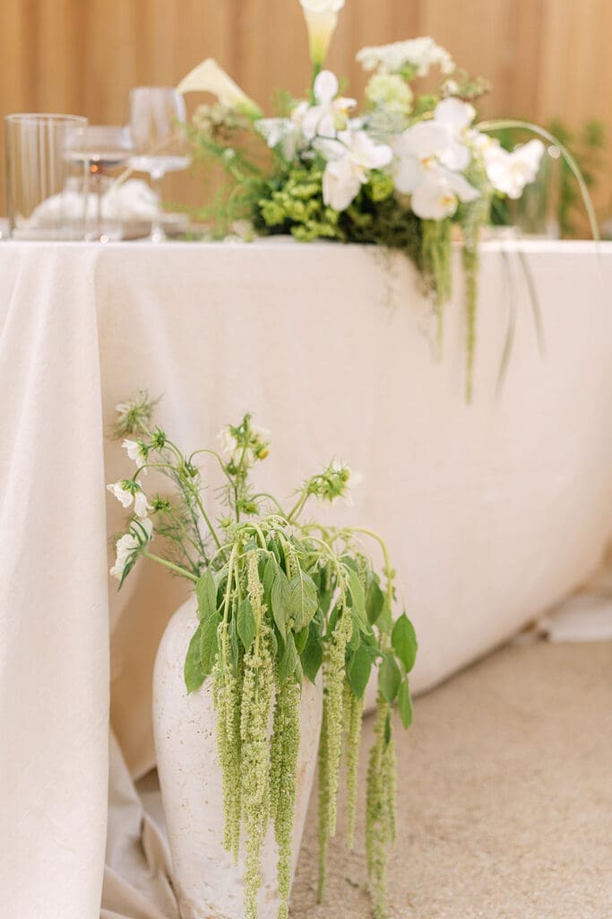 elegant and timeless wedding reception details