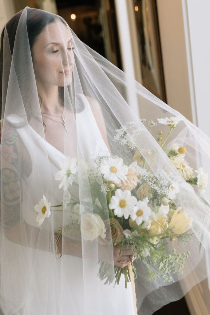 Serpentine Tables & Soft Florals | A Romantic Neutral Wedding Design